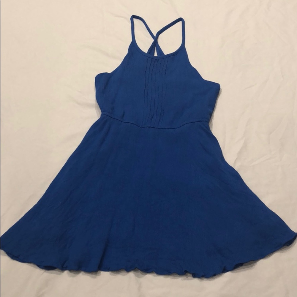 size M girls blue dress - EUC - DKNY